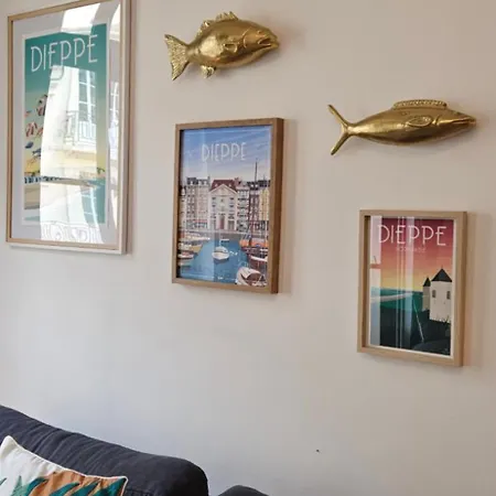Les Balcons De - 1er Etage - Certifie 3 Etoiles Au Coeur De La Rue Pietonne Dieppe