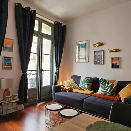 Les Balcons De - 1er Etage - Certifie 3 Etoiles Au Coeur De La Rue Pietonne Apartament Dieppe